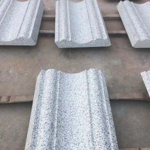 江门 白麻花岗岩光面别墅线条