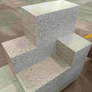 江门 白麻花岗岩荔枝面地铺石