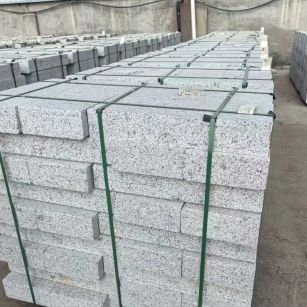 江门 白麻花岗岩路沿石，弧形路沿石，道牙石，马路牙子，界石，路缘石，平沿石，直岩石，平缘石等