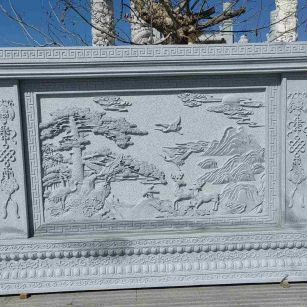 江门 芝麻白大型照壁，屏风，影壁