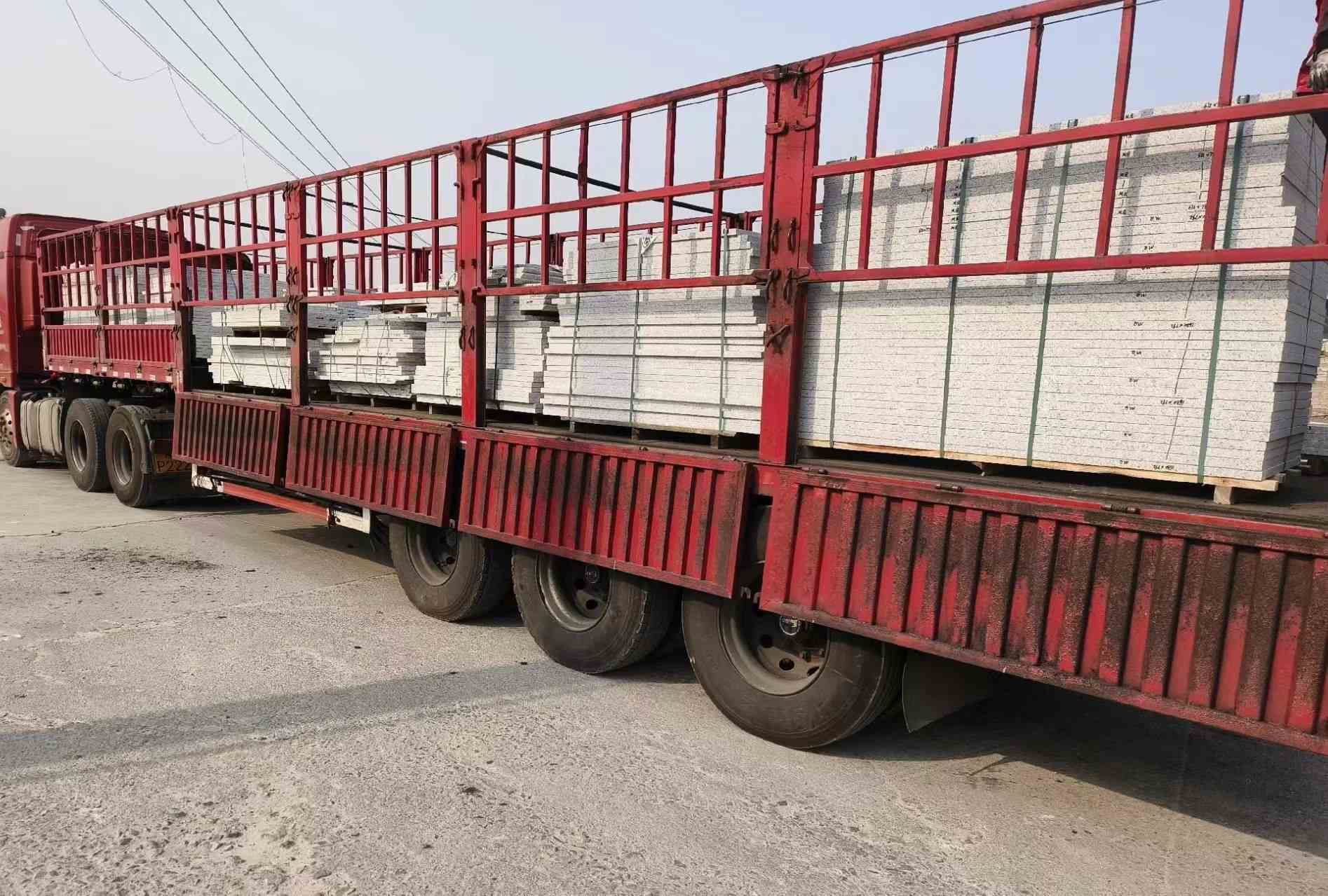 江门 白麻荔枝面外墙干挂，工厂装车日常