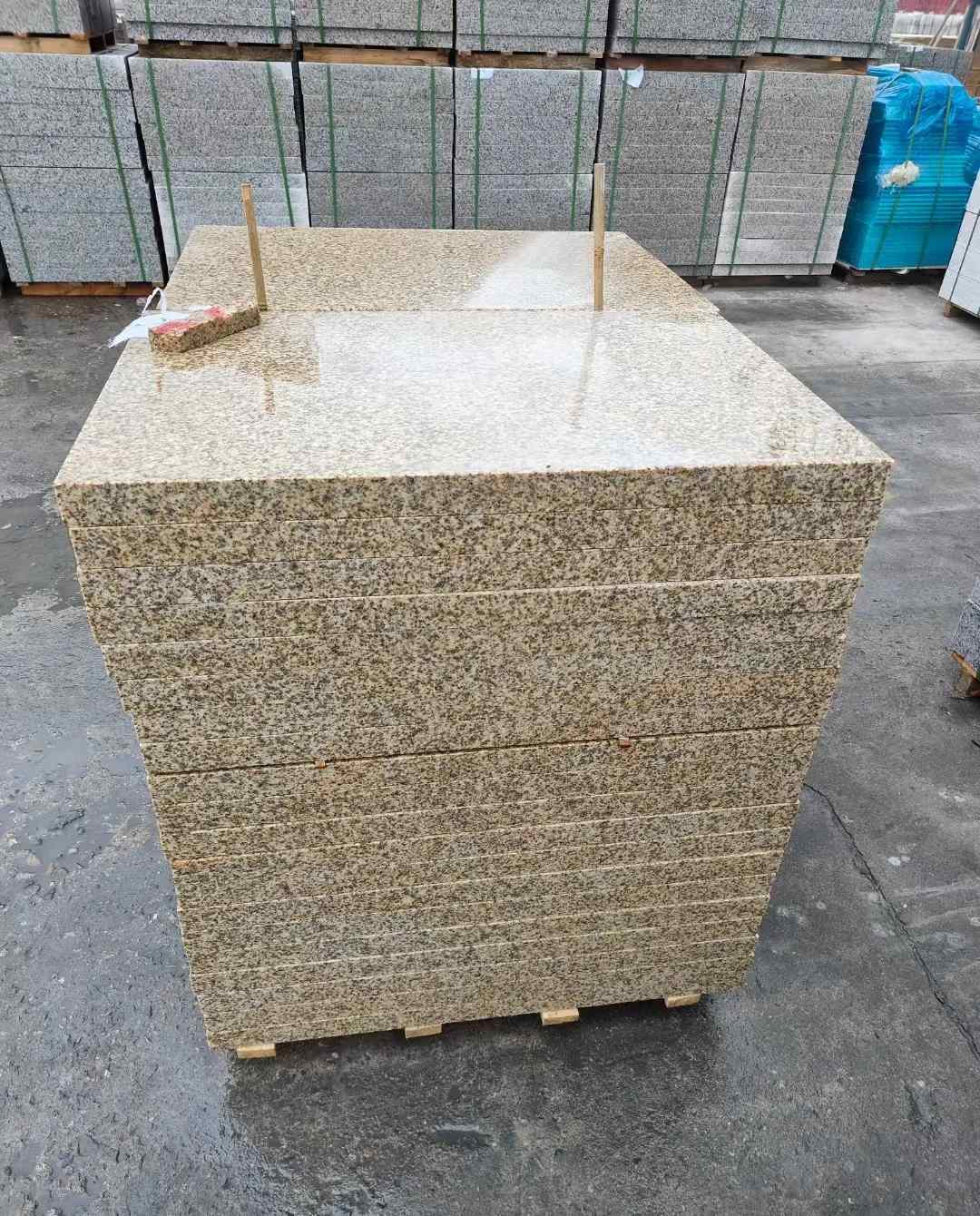 江门 湖北黄金麻花岗岩石材荔枝面外墙石材