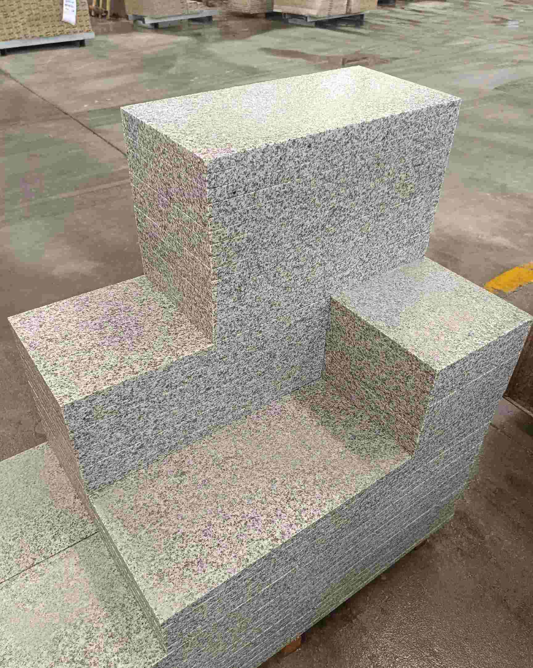 江门 白麻花岗岩荔枝面地铺石