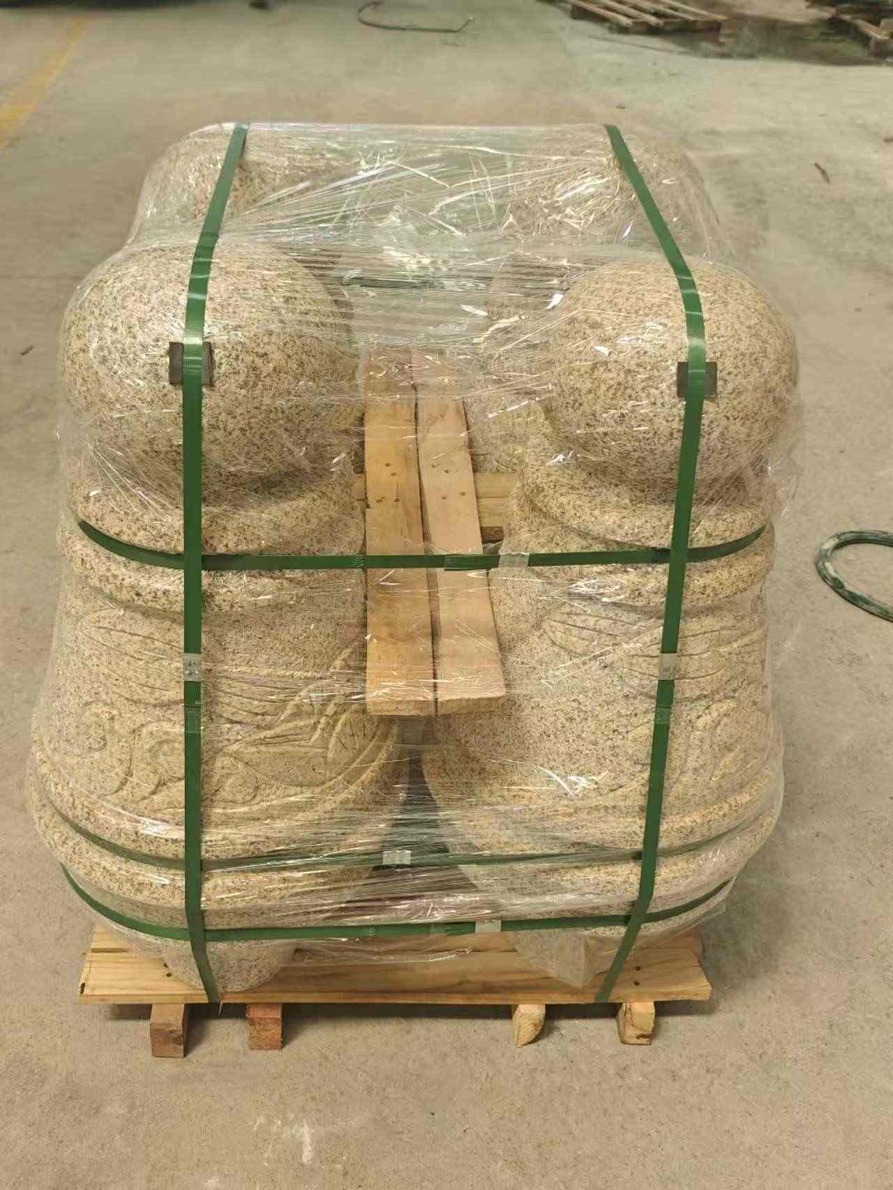 江门 黄金麻异形定制雕花——棒棒糖挡车柱