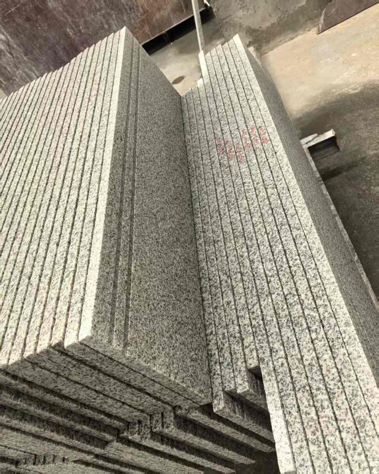 江门 白麻荔枝面花岗岩楼梯踏步