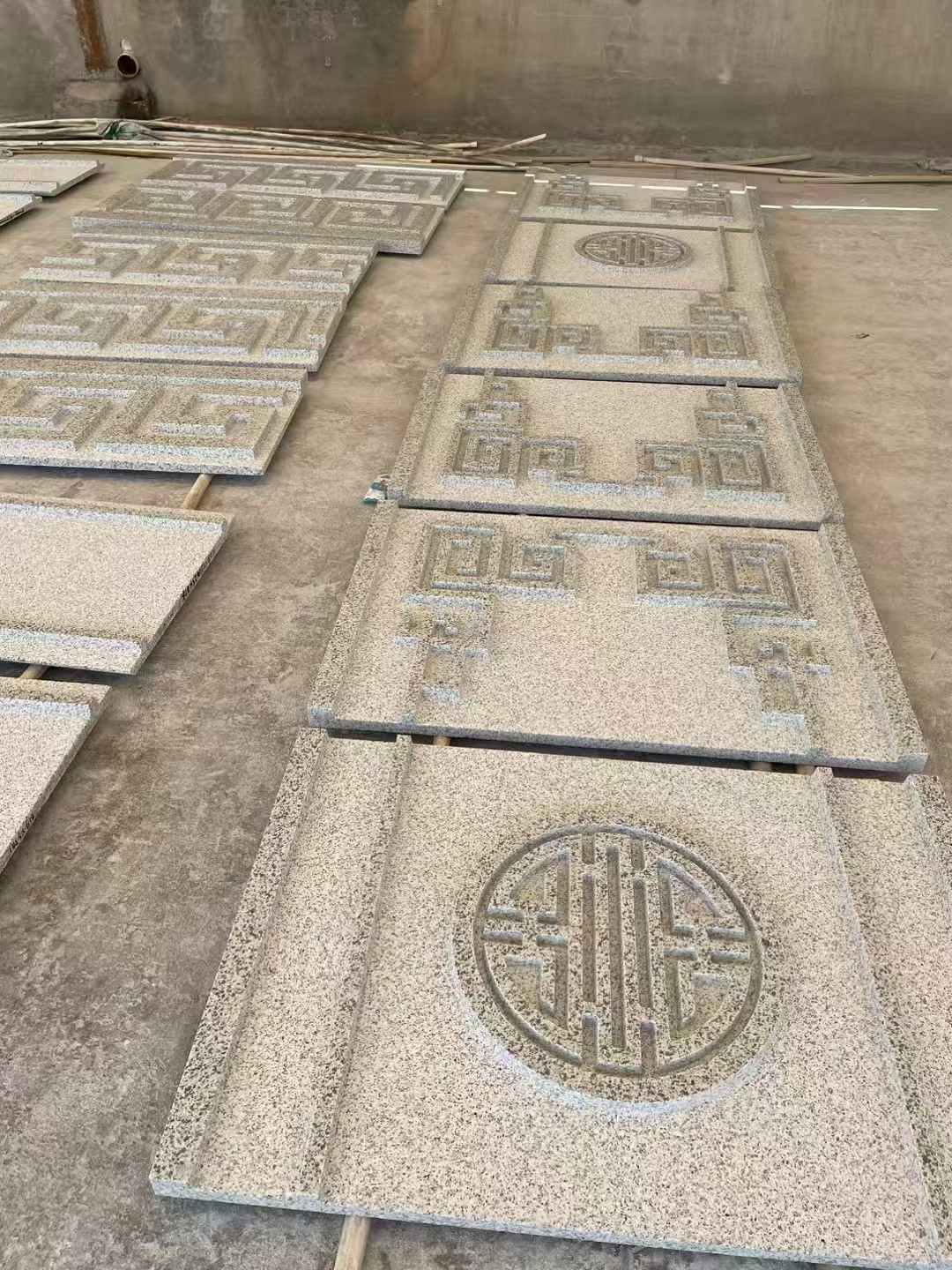 江门 白麻花岗岩外墙立面雕刻板