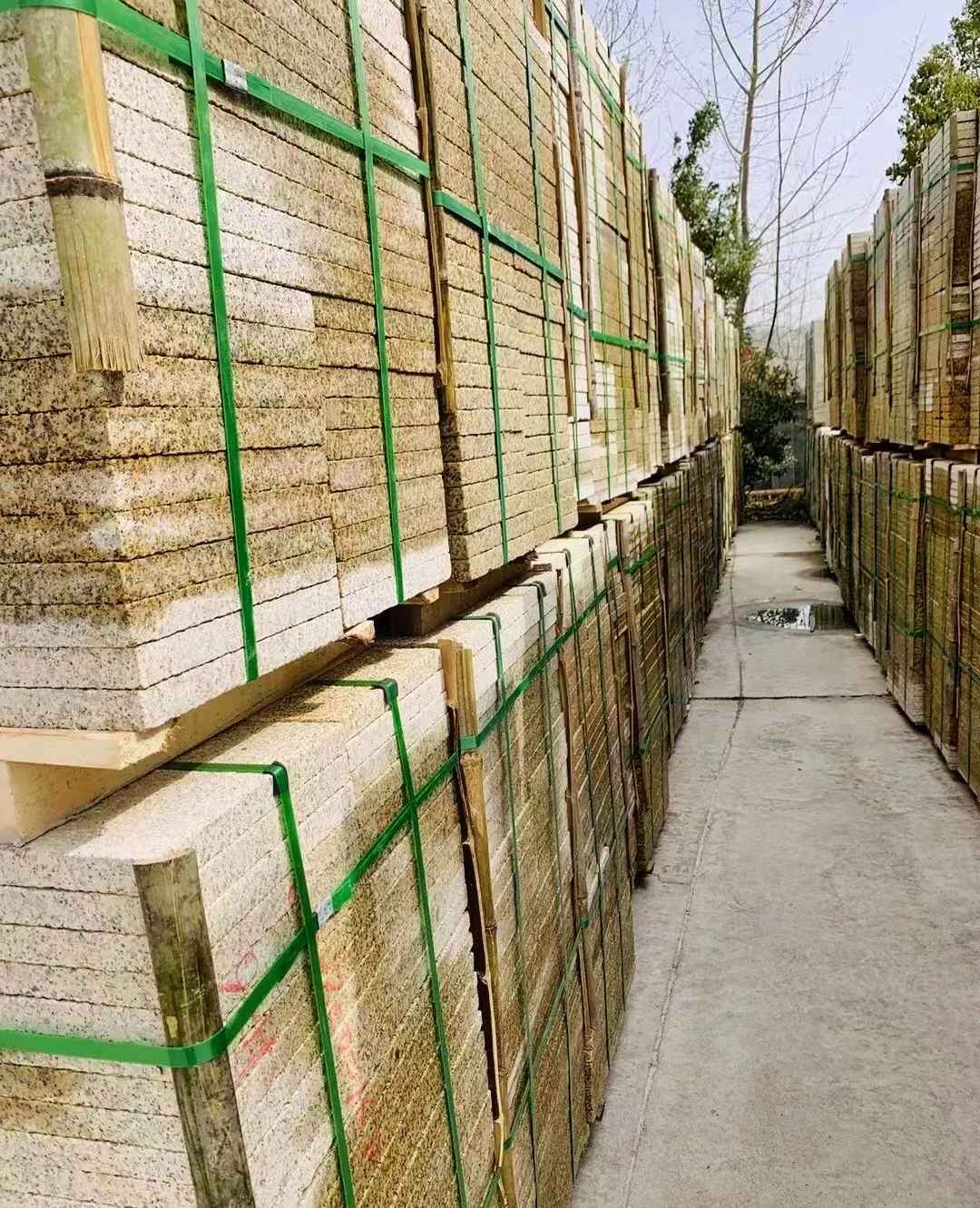 江门 黄金麻花岗岩荔枝面地铺石