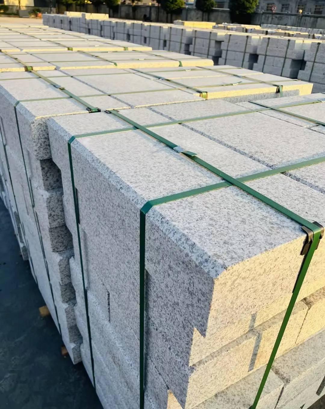 江门 白麻花岗岩路沿石，马路牙子，路缘石，平石，立缘石等