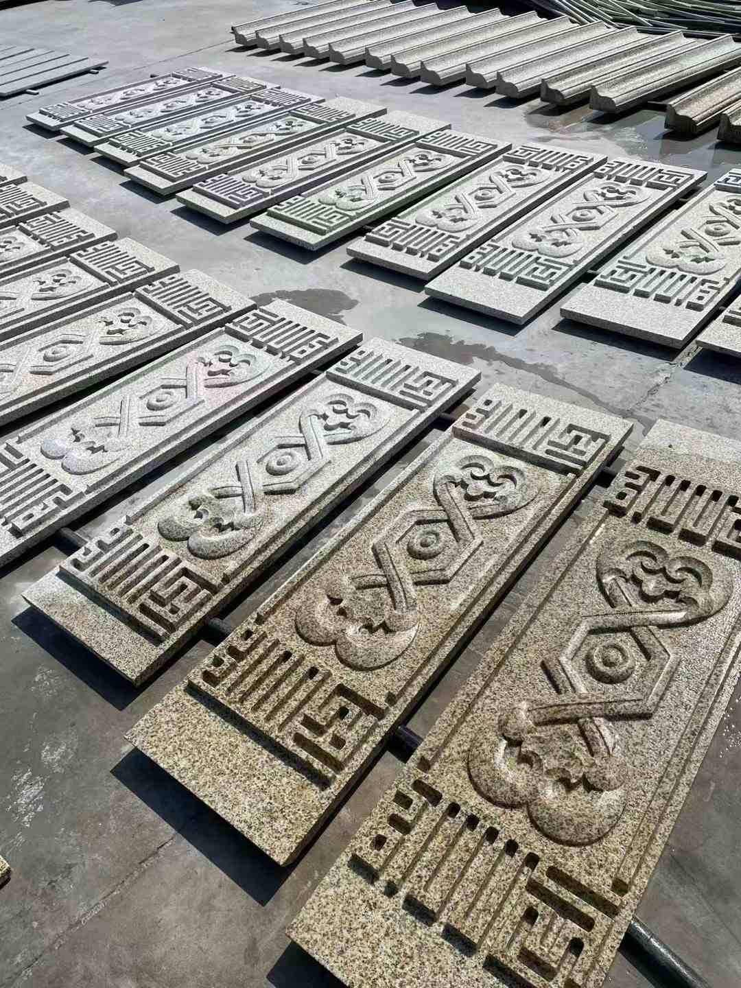 江门 黄金麻花岗岩外墙雕刻板