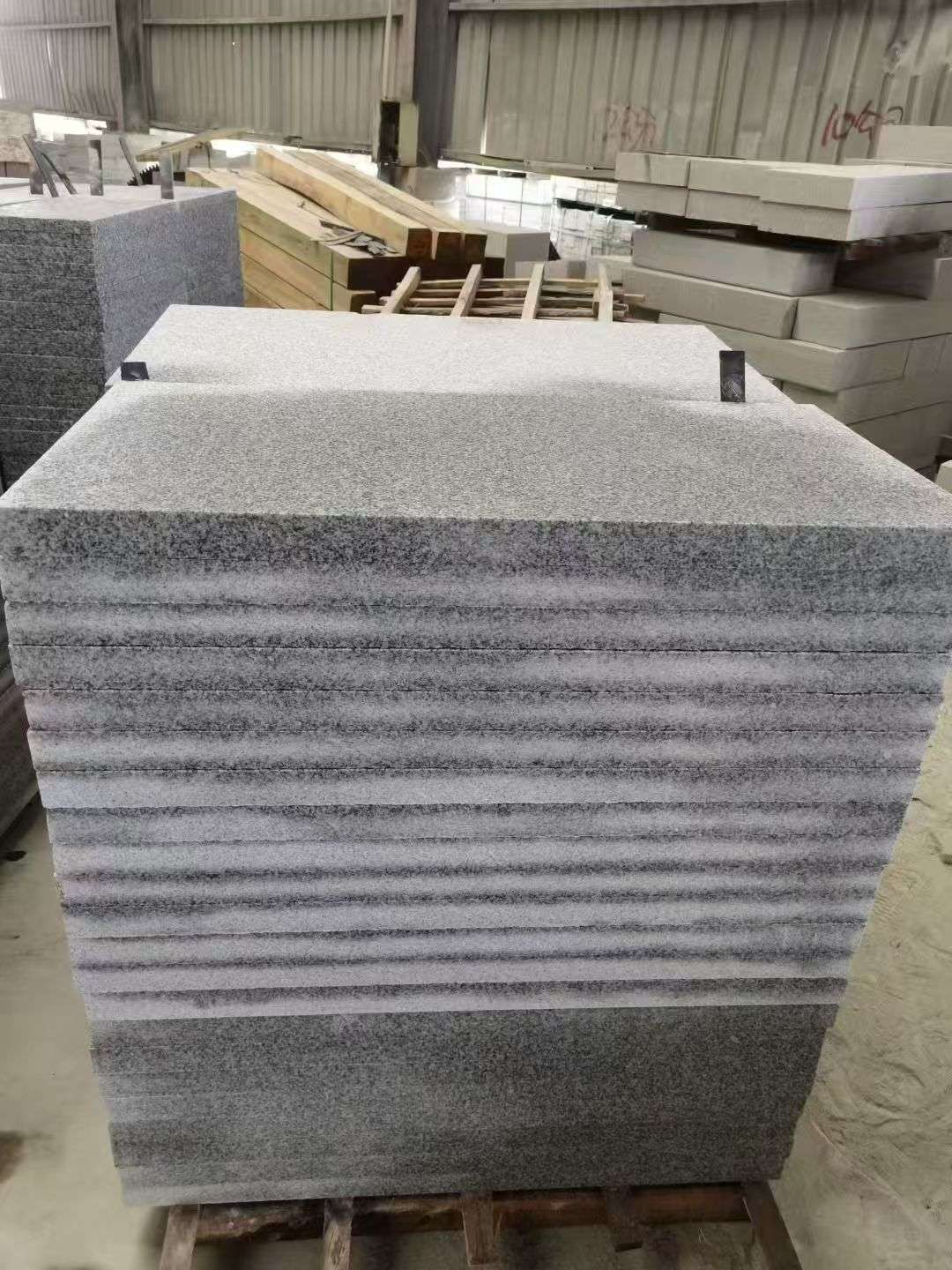 江门 芝麻白5公分火烧地铺成品，900*400，规格可定制